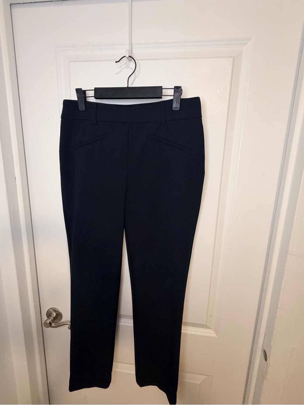 Rachel Zoe Black Straight-Leg Dress Pants